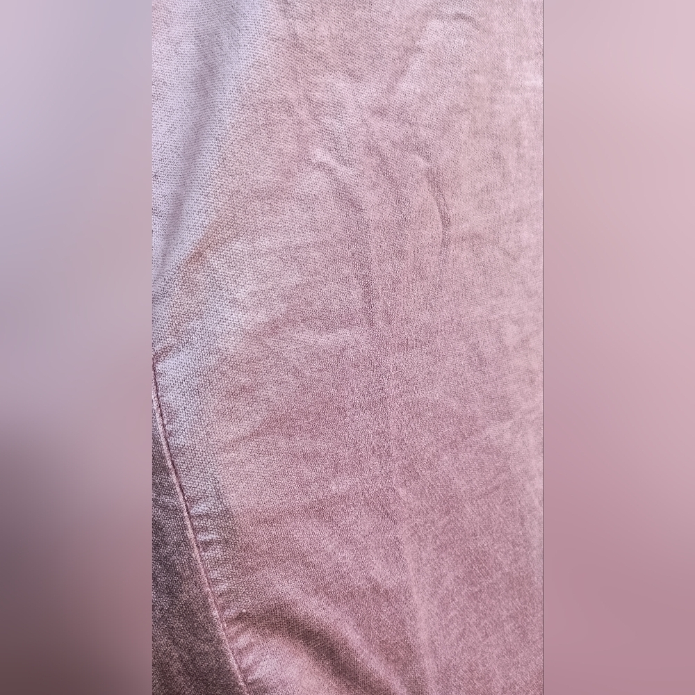 Pilcro Anthropologie Elegant Pink Suede Type Women's Wide Legged Pants_30 - Picture 6 of 10